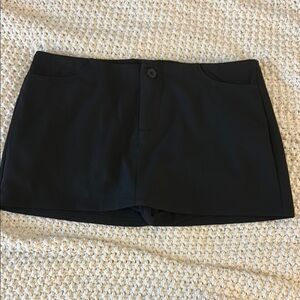 Brandy Melville Black Mini Skirt